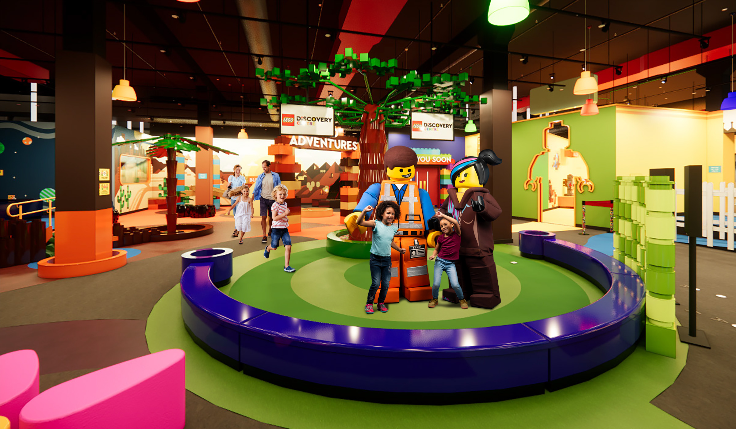 Lego Discovery Center in Brussel, een totaalproject om u tegen te zeggen